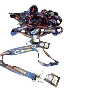Lot Of‎ 7 Chicago  BEARS Officially Licensed NFL Team Super Soft Lanyards